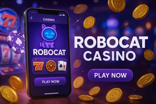 RoboCat kaszinó mobiltelefonon játssz most ajánlat