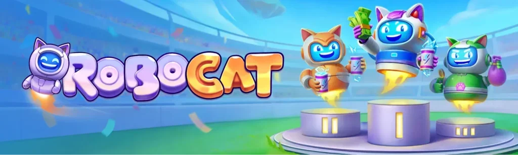 RoboCat kaszinó kiemelt promóciós banner és aktuális ajánlatok